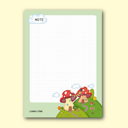 برگه یادداشت " خونه قارچی "