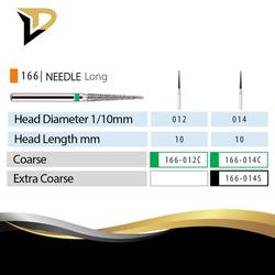 فرز الماسه توربین نیدل (سوزنی) بلند Needle Long برند VD بسته 5 عددی