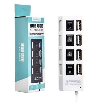 هاب 4 پورت کلید دار USB 2.0 ترکا مدل USB-4