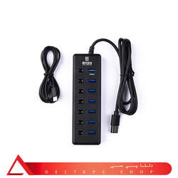 هاب 7 پورت USB3.0 آداپتور خور انزو مدل ENZO USB UH-70A