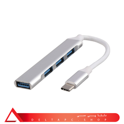 هاب USB-C چهار پورت مدل C-809