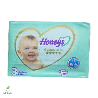پوشک هانیز سایز3 بسته 38 عددی