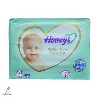 پوشک هانیز سایز 4 بسته 32 عددی