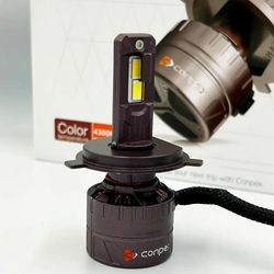 لامپ هدلایت خودرو Vx5 کانپکس پایه H4 دو رنگ (سفید/آفتابی فابریک) اورجینال | گارانتی (2عددی)