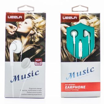 هنذفری Ueelr سیمی دو گوش