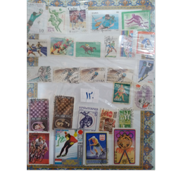 سری تمبر های ورزشی مهر دار ش1