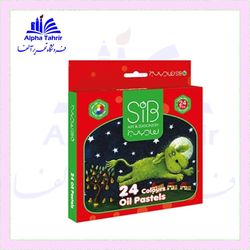 پاستل 24 رنگ جعبه مقوایی SIB