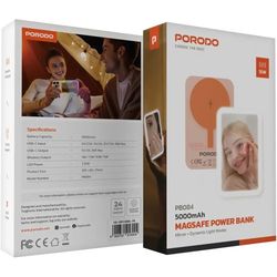پاوربانک پرودو مدل PB084 ظرفیت 5000 میلی آمپر ساعت