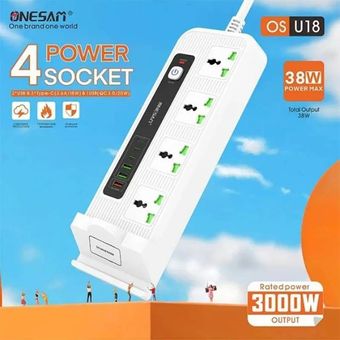 پاورسوکت برق onesam مدل os-u18