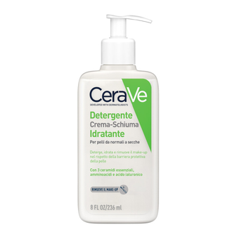 پاک کننده آرایش و آلودگی مدل Hydrating Cream-to-Foam برند سراوی Cerave