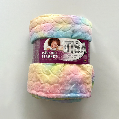 پتو مسافرتی تیسا مدل رنگین کمانی