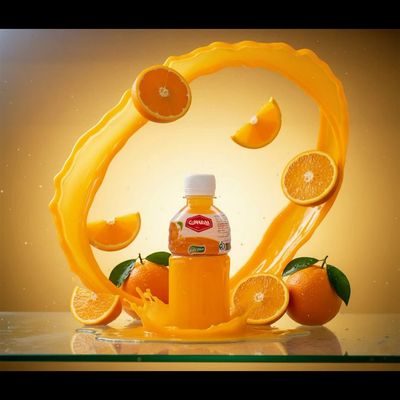 نوشیدنی پت تیکه نارگیل طعم پرتقال