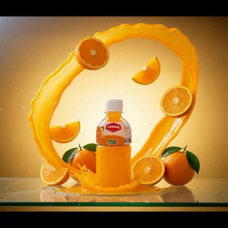 نوشیدنی پت تیکه نارگیل طعم پرتقال