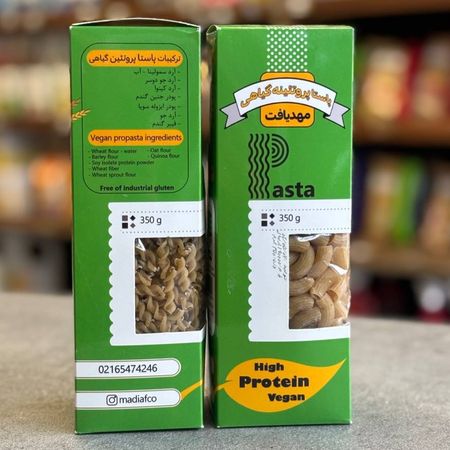 پاستا پروتئین وگان مهدیاف-350 گرم