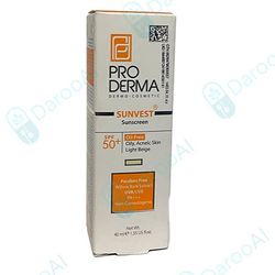 پرودرما کرم ضدآفتاب فاقد چربی SPF50