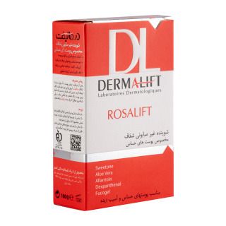 پن شفاف ضد قرمزی رزالیفت مناسب پوست حساس و آسیب دیده 100گرم درمالیفت