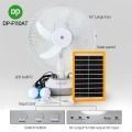 پنکه شارژی رومیزی با پنل خورشیدی دی پی مدل dp-f110at