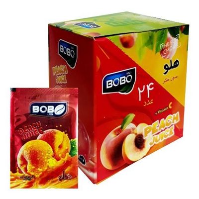 پودر شربت فوری با طعم هلو -ساشه-تعداد 24عددی