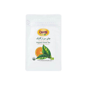 چای سبز بابرگ پرتقال100گرمی ارگانیک زوبین