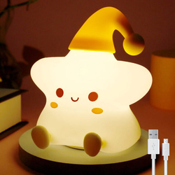 چراغ خواب فانتزی سیلیکونی مدل ستاره - Glowing Star Silicon light