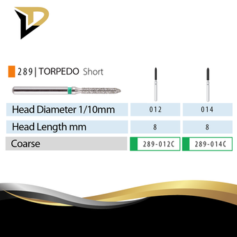 فرز الماسه توربین چمفر (تورپیدو) کوتاه Torpedo Short برند VD بسته 5 عددی