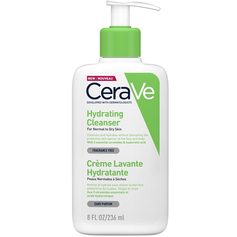 ژل شستشو و آبرسان قوی سراوی Cerave حجم 236 و 473 میل