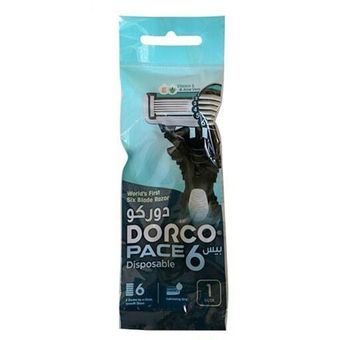 ژیلت دورکو (Dorco) 6 لبه اصل - بسته تک عددی