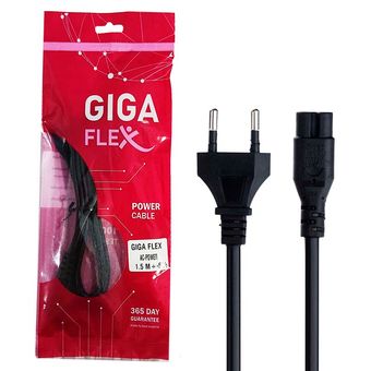 کابل برق سه پین لپ تاپ GIGAFLEX