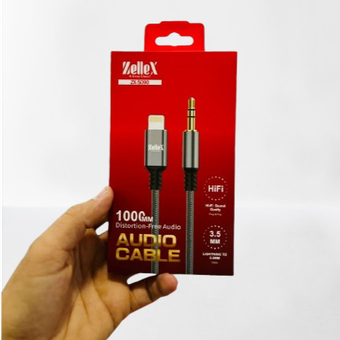 کابل Aux  لایتنینگ برند zellex zx-5090