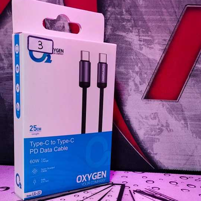 کابل دو سر تایپ سی oxygen-lx22