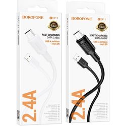 کابل شارژ USB-A به MICRO USB بروفون مدل BX111 طول 1 متر