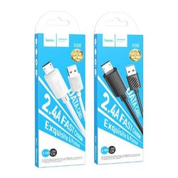 کابل شارژ USB-A به MICRO USB هوکو مدل X88 طول 1 متر