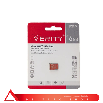 کارت حافظه microSDXC وریتی مدل 633X کلاس 10 استاندارد UHS-I سرعت 95MBps ظرفیت 16 گیگابایت