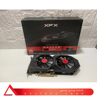 کارت گرافیک  XFX RX580 8GIG |  پیچ پلمپ | استوک | کارتن اصلی