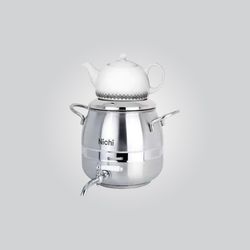 کتری و قوری 6 لیتر فرمینگ استیل تک خط گود نیچی مدل KT75