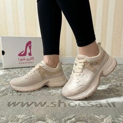 کتانی اسپرت زنانه مدل بایتجی رنگ کرم