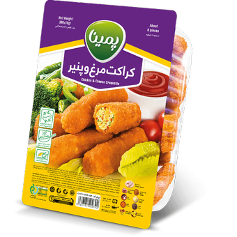 کراکت مرغ و پنیر پمینا
