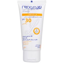 کرم ضد آفتاب رنگی هیدرودرم با SPF30 مناسب پوست معمولی و حساس حجم 50 میلی لیتر