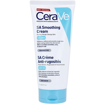 کرم مرطوب کننده و نرم کننده قوی سراوی Cerave مدل SA Smoothing cream حاوی 10% اوره حجم 177 میل