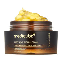 کرم کپسولی ویتامین سی مدی کیوب Medicube مدل Deep Vita C حجم 55 گرم