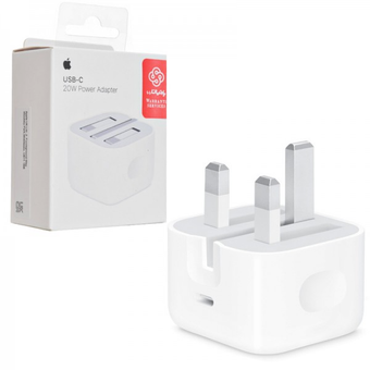 کلگی شارژر 3 شاخه 12 پین اپل (Apple) 20W مدل A2344 گارانتی پارتیان