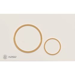 کلید فلاش تانک توکار سفید طلایی