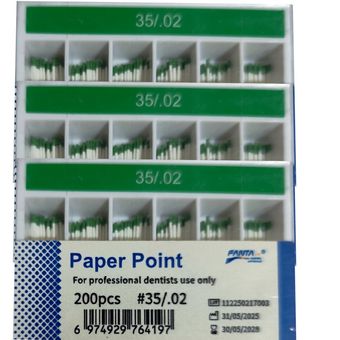 کن کاغذی 2درصد سایز35 – SP1 Absorbent Paper Points
