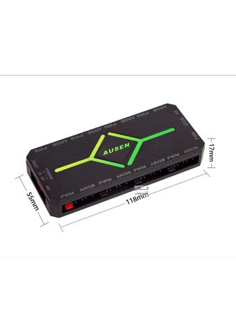 هاب فن و کنترل نورپردازی و سرعت فن مدل AUSEN