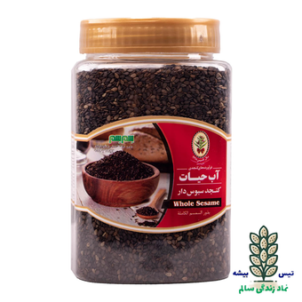 کنجد سیاه سبوس دار 450 گرمی آب حیات