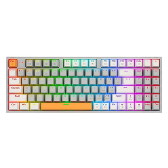 کیبورد مکانیکال گیمینگ ردراگون مدل Kitava K636 GWO RGB سوئیچ قرمز
