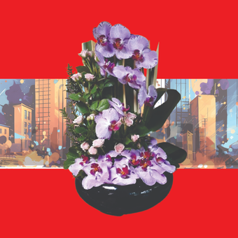 گلدان گل شماره 4