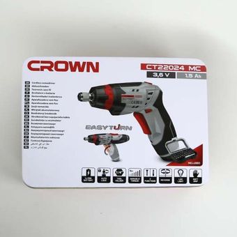 کرون پیچ گوشتی شارژی 3/6 ولت جعبه فلزی(22024)