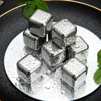 خنک کننده نوشیدنی بسته 8 عددی - Reusable Metal Ice Cubes