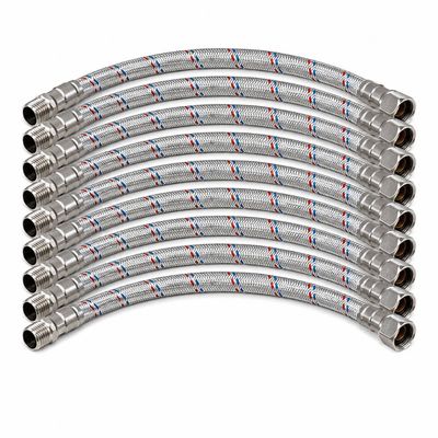 شیلنگ آب پکیجی 3/4 50CM پک 10 عددی